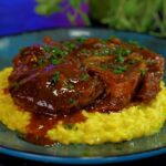Ζουμερά-Μοσχαρίσια-Κότσια-ossobuco-με-Κρεμώδες-Ριζότο-Σαφράν!