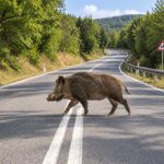 Τρίκαλα:-Αγριογούρουνο-και-πέντε-ΙΧ-σε-τροχαίο